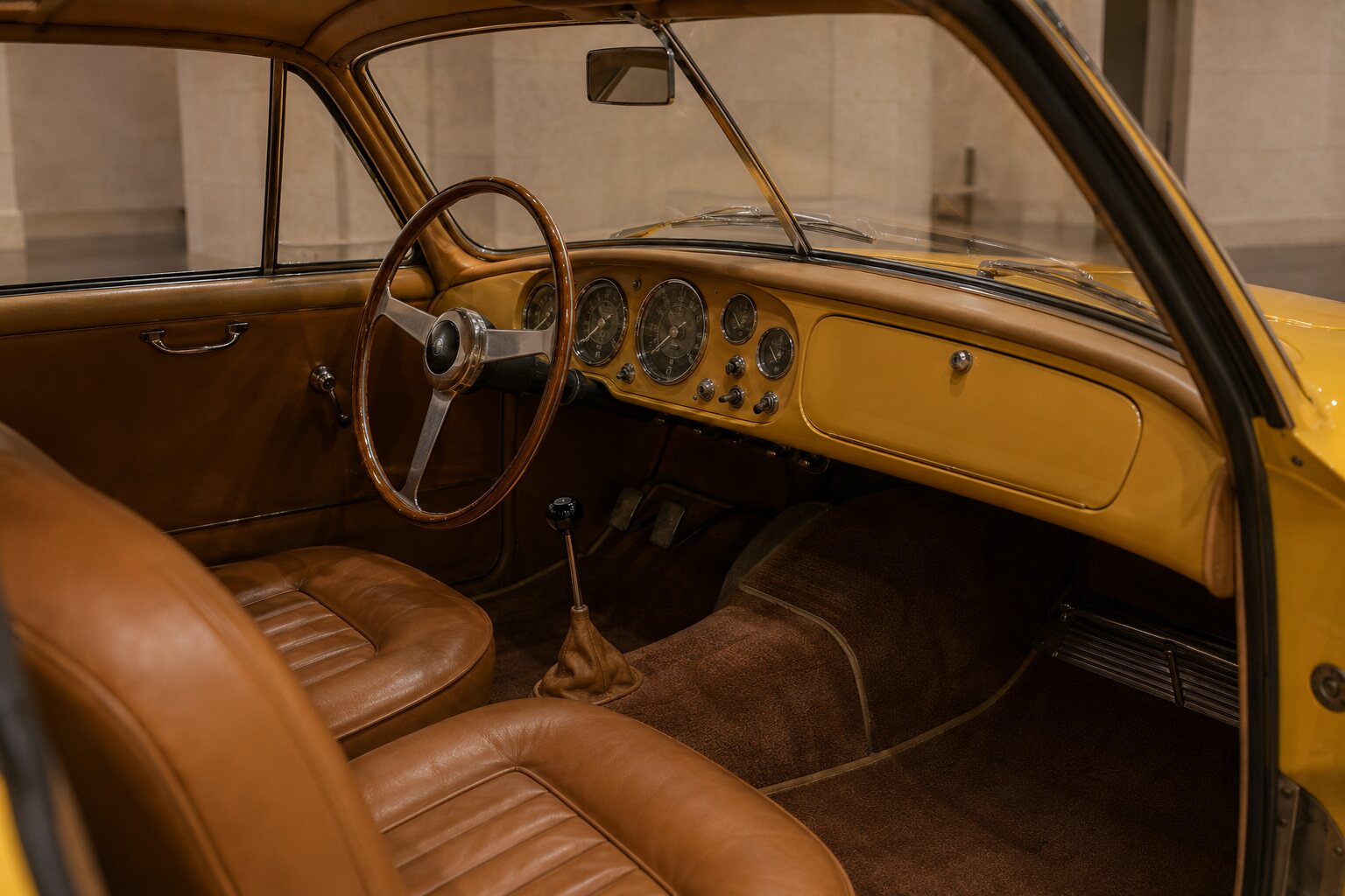 Ferrari 166 Inter interior view