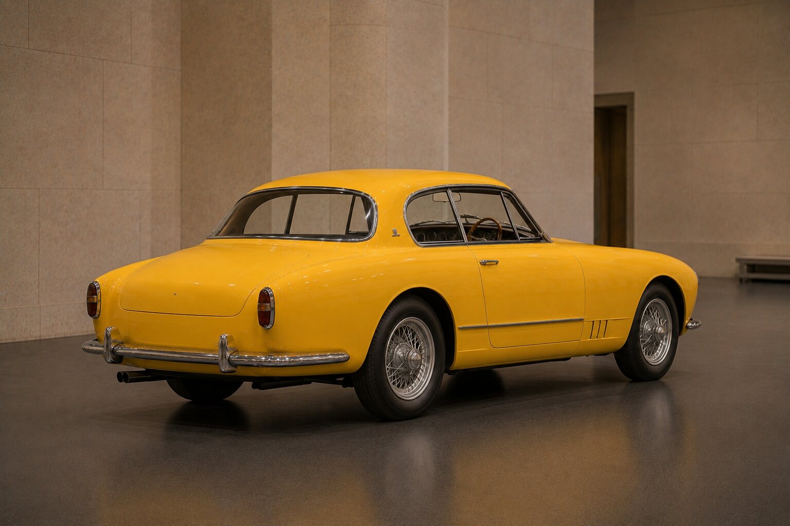 Ferrari 212 Inter rear three-quarter view