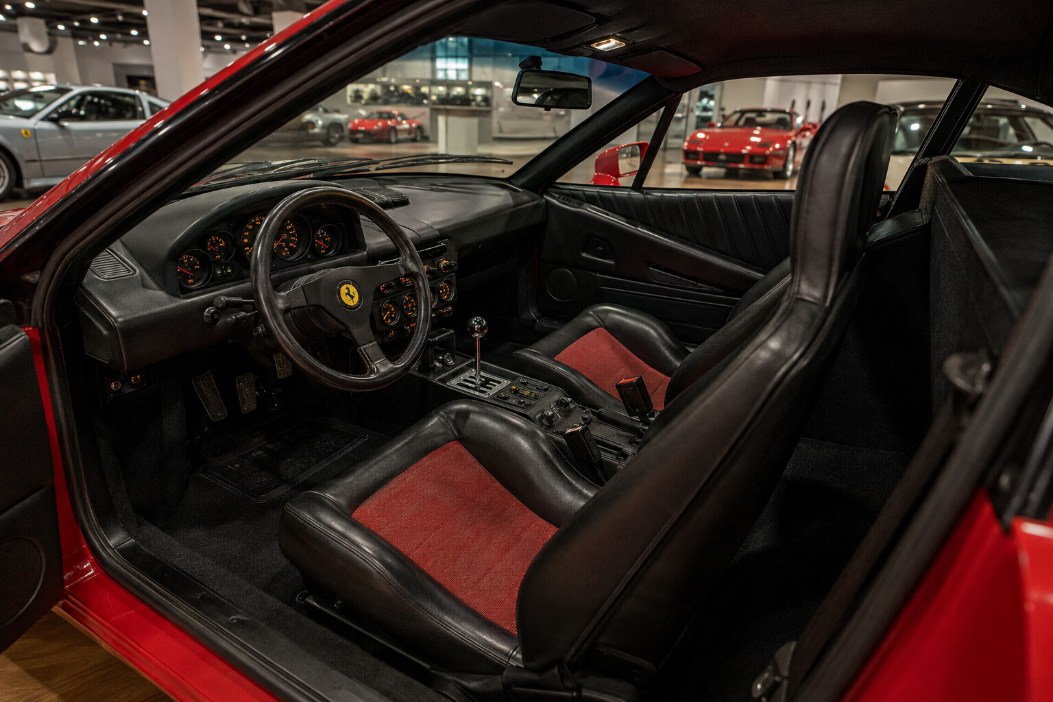 Ferrari 288 GTO interior view