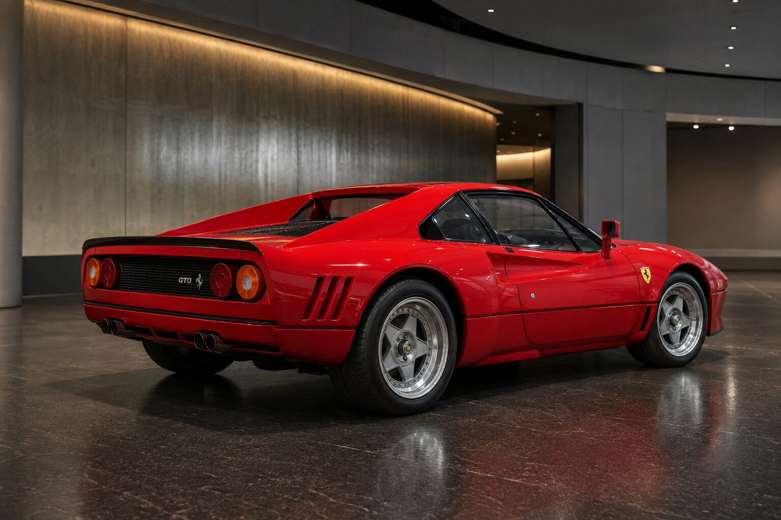 Ferrari 288 GTO rear three-quarter view