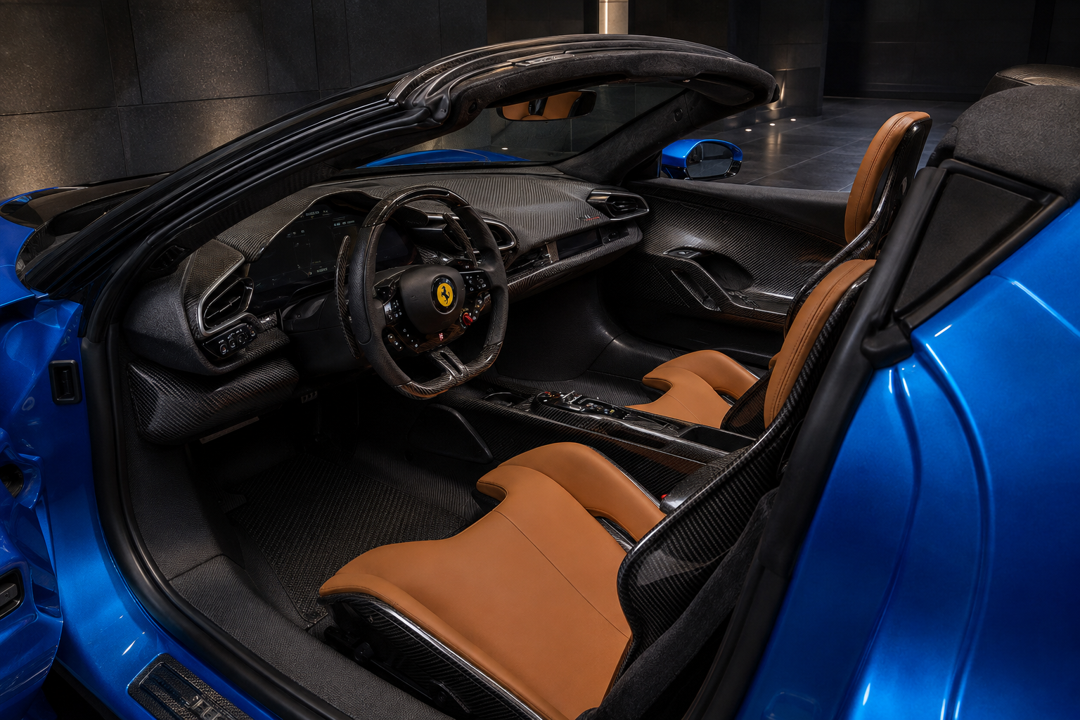 Ferrari 296 Speciale A interior view
