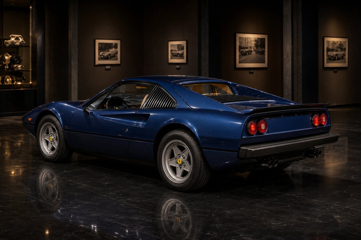 Ferrari 308 GTB Quattrovalvole rear three-quarter view