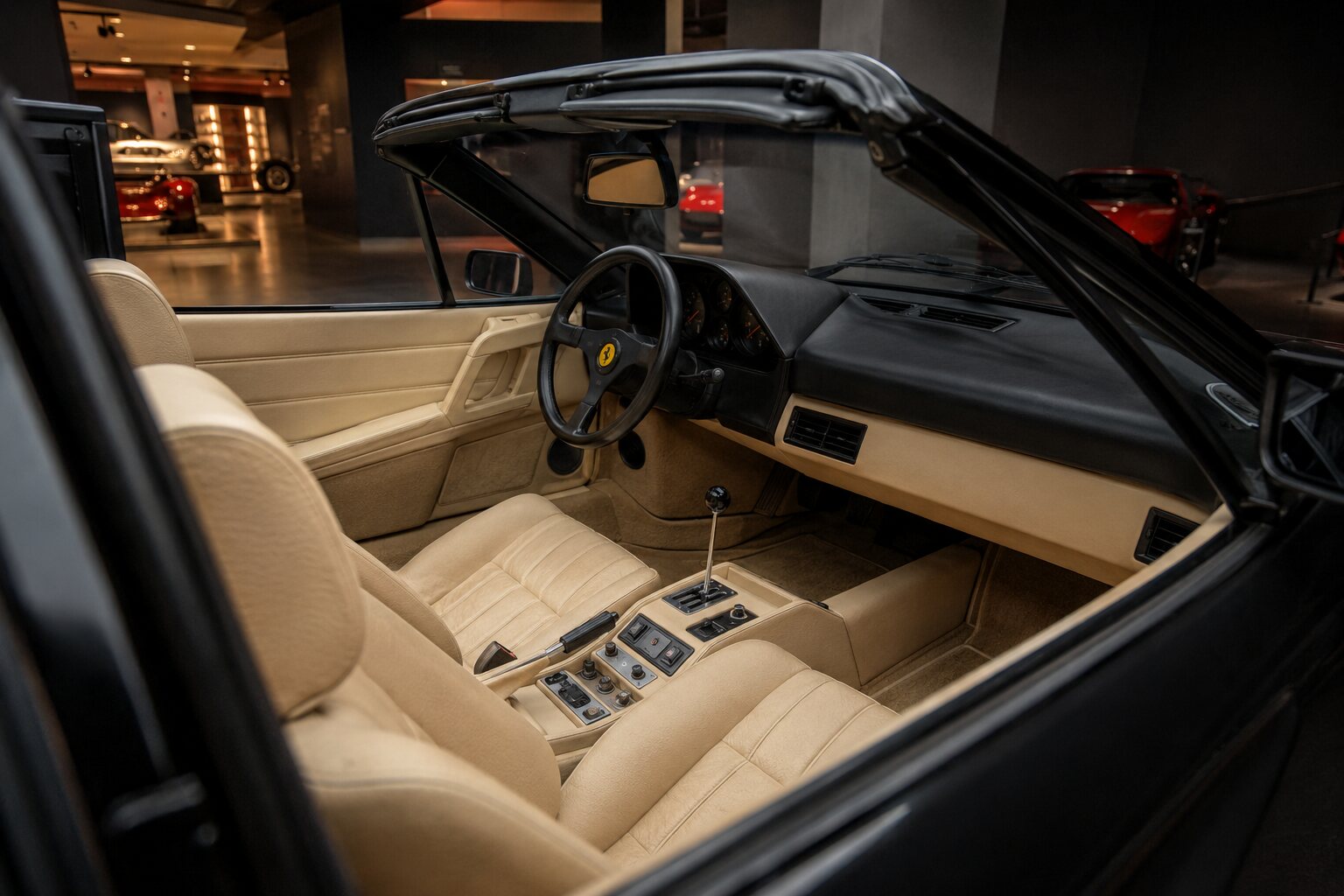 Ferrari 308 GTSi interior view