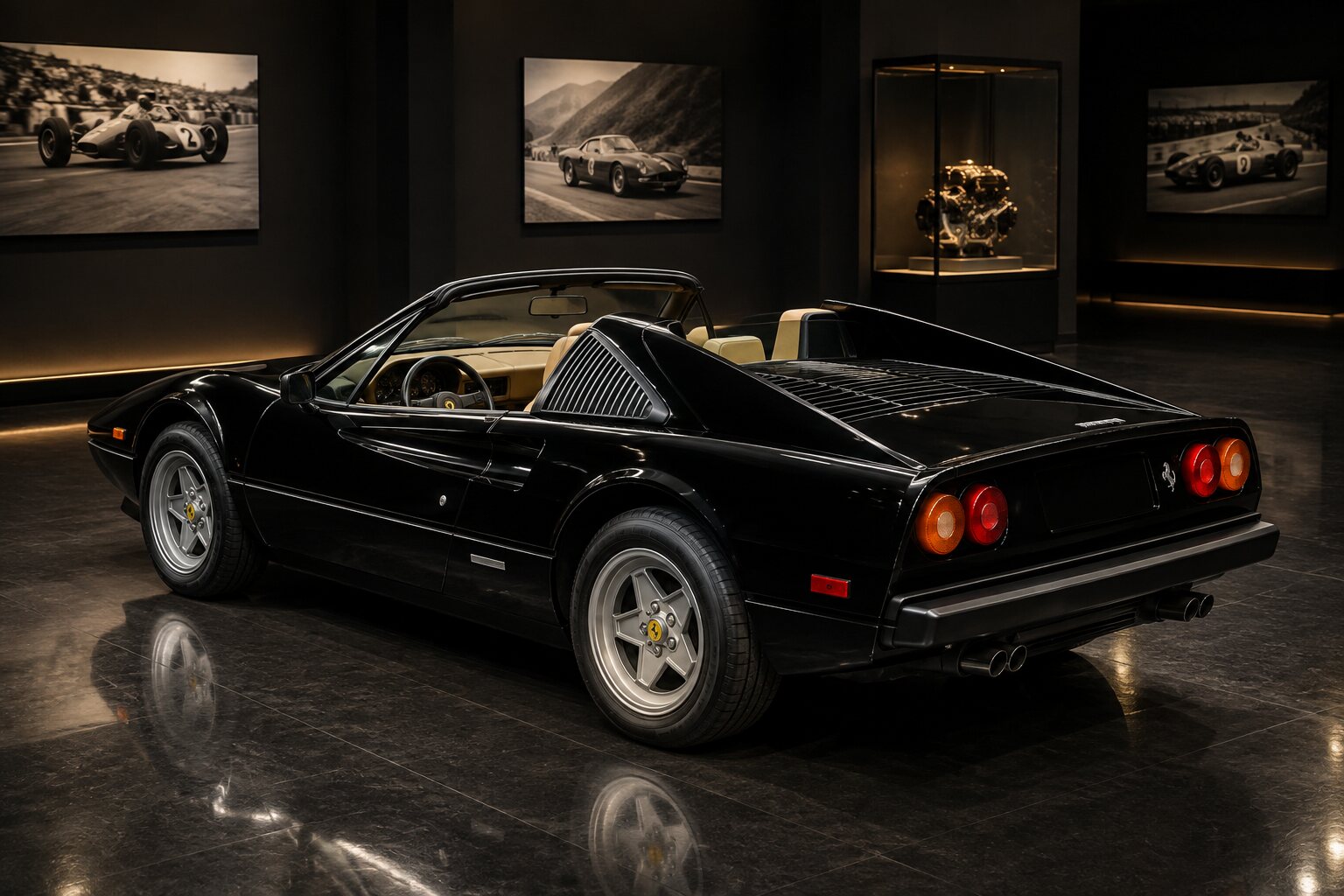 Ferrari 308 GTSi rear three-quarter view