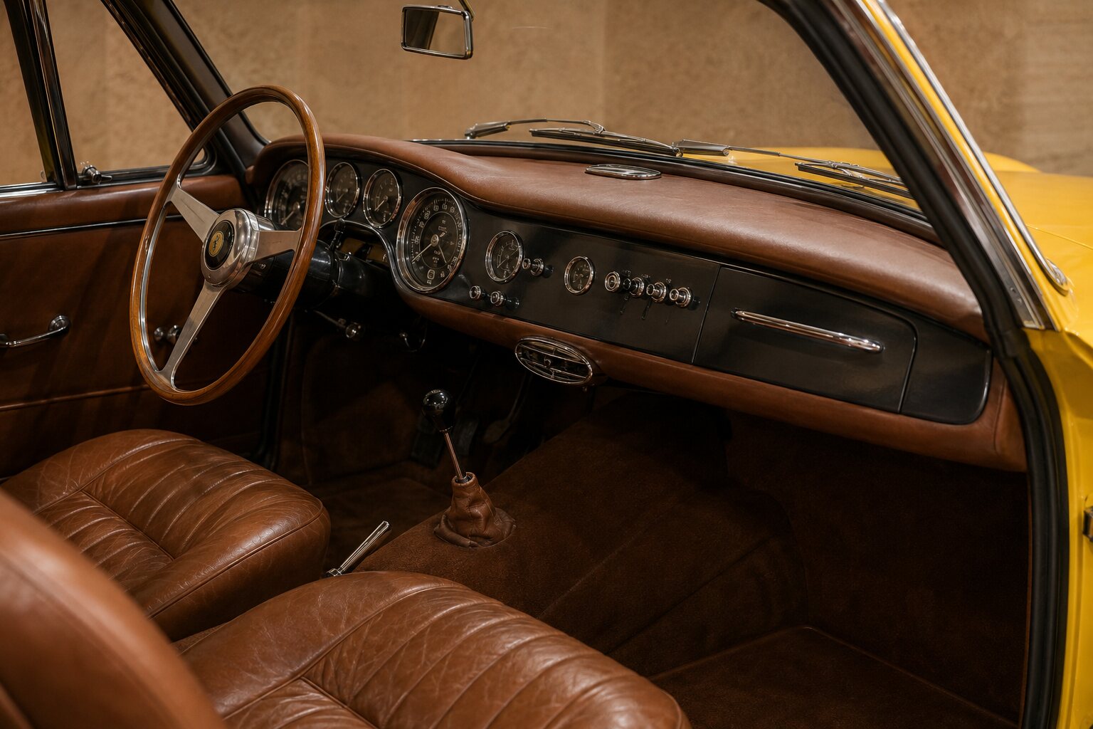 Ferrari 342 America interior view