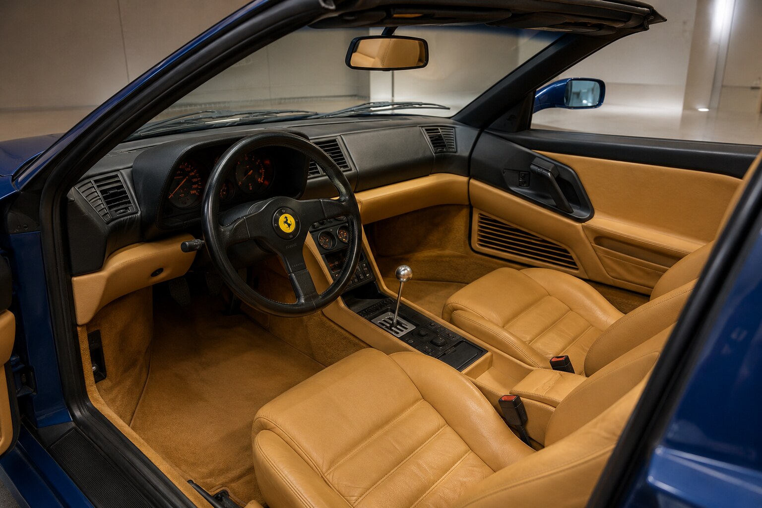 Ferrari 348 GTS interior view