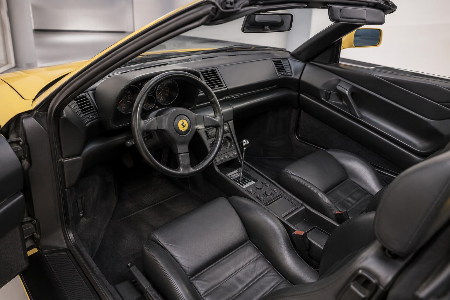 Ferrari 348 Spider interior view