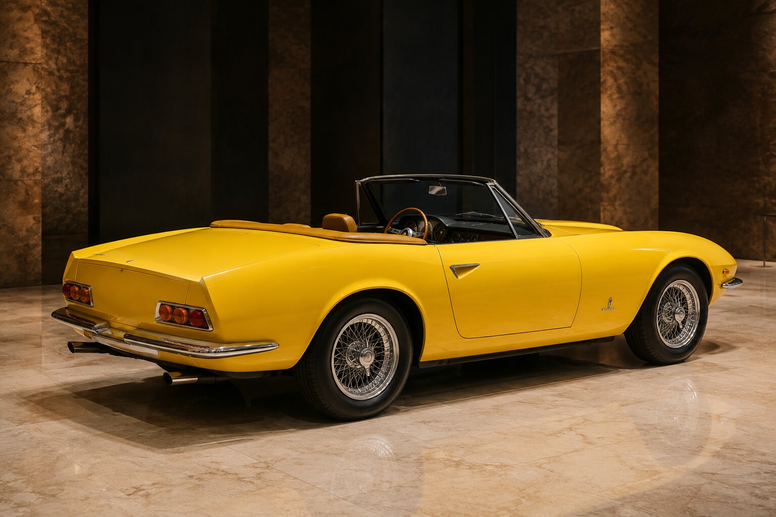 Ferrari 365 California Spyder rear three-quarter view