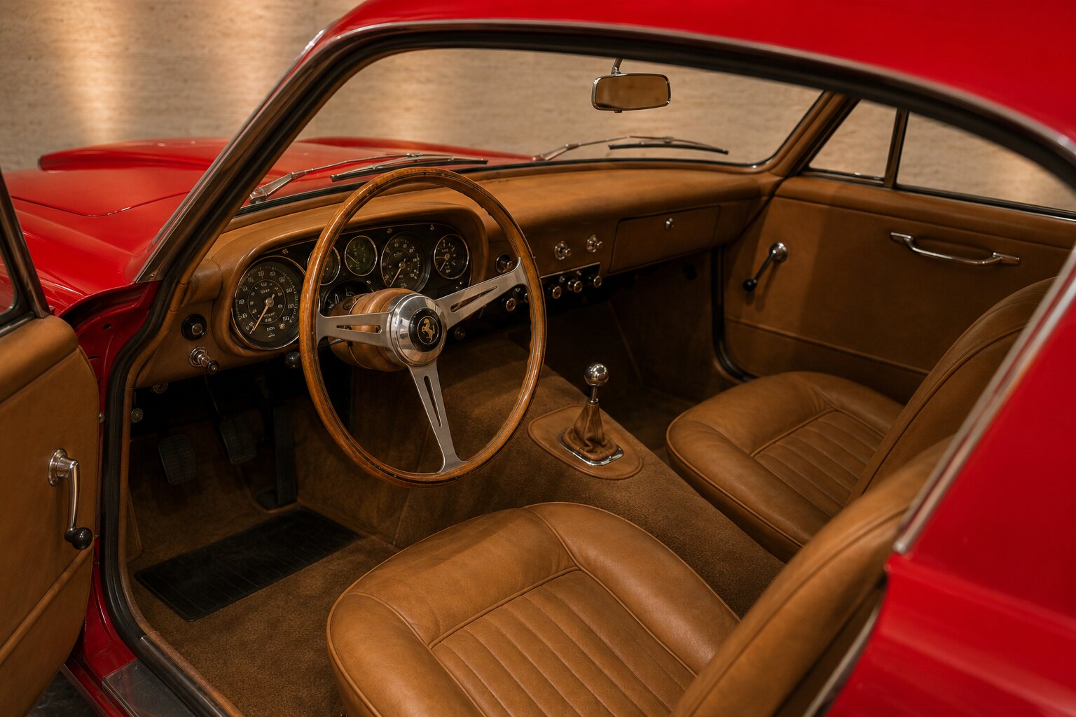 Ferrari 375 America interior view