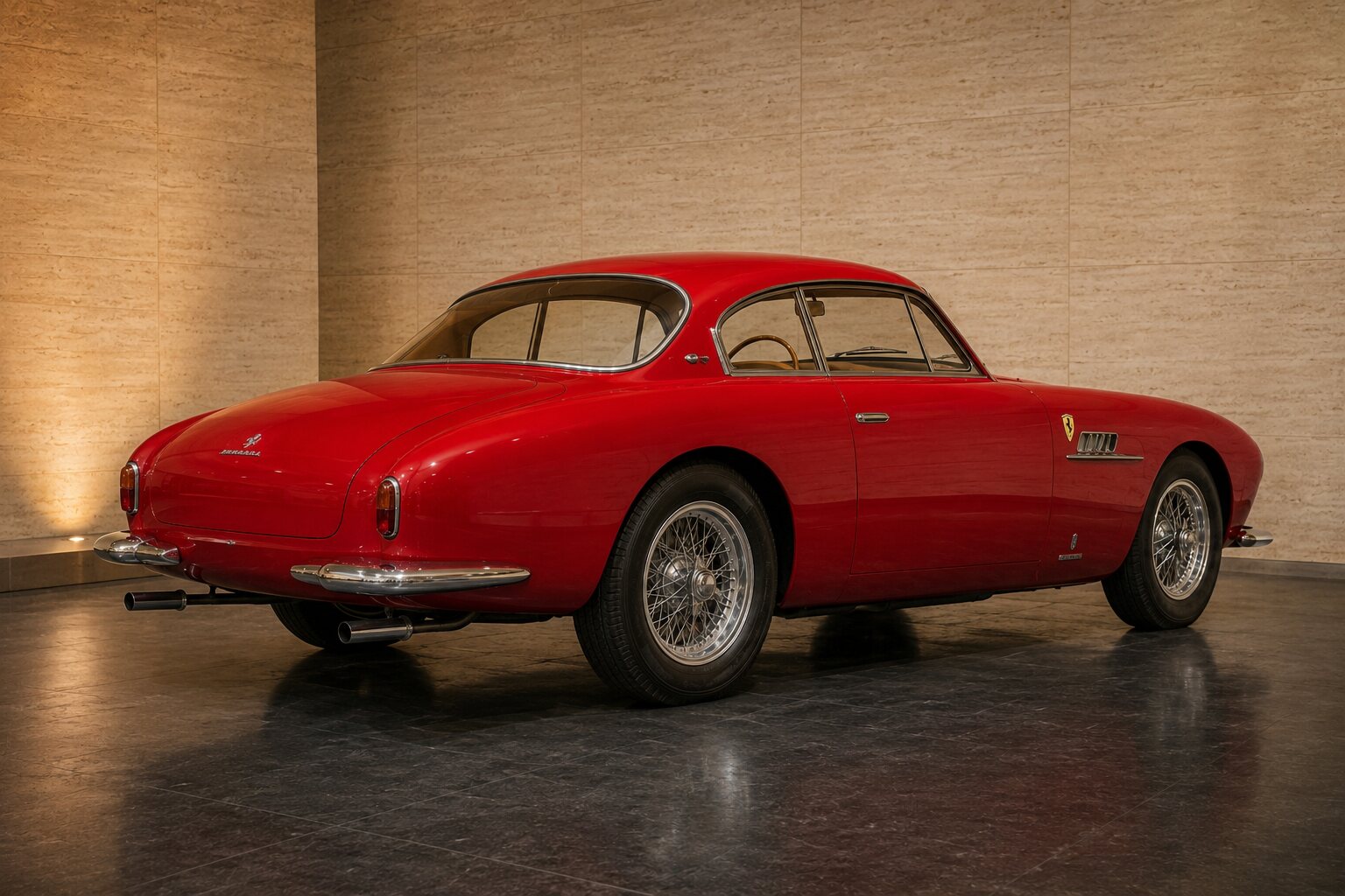 Ferrari 375 America rear three-quarter view