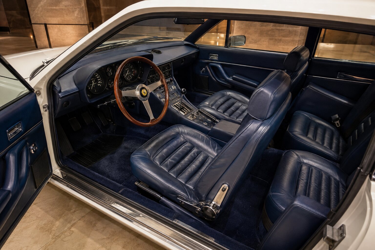 Ferrari 400 interior view