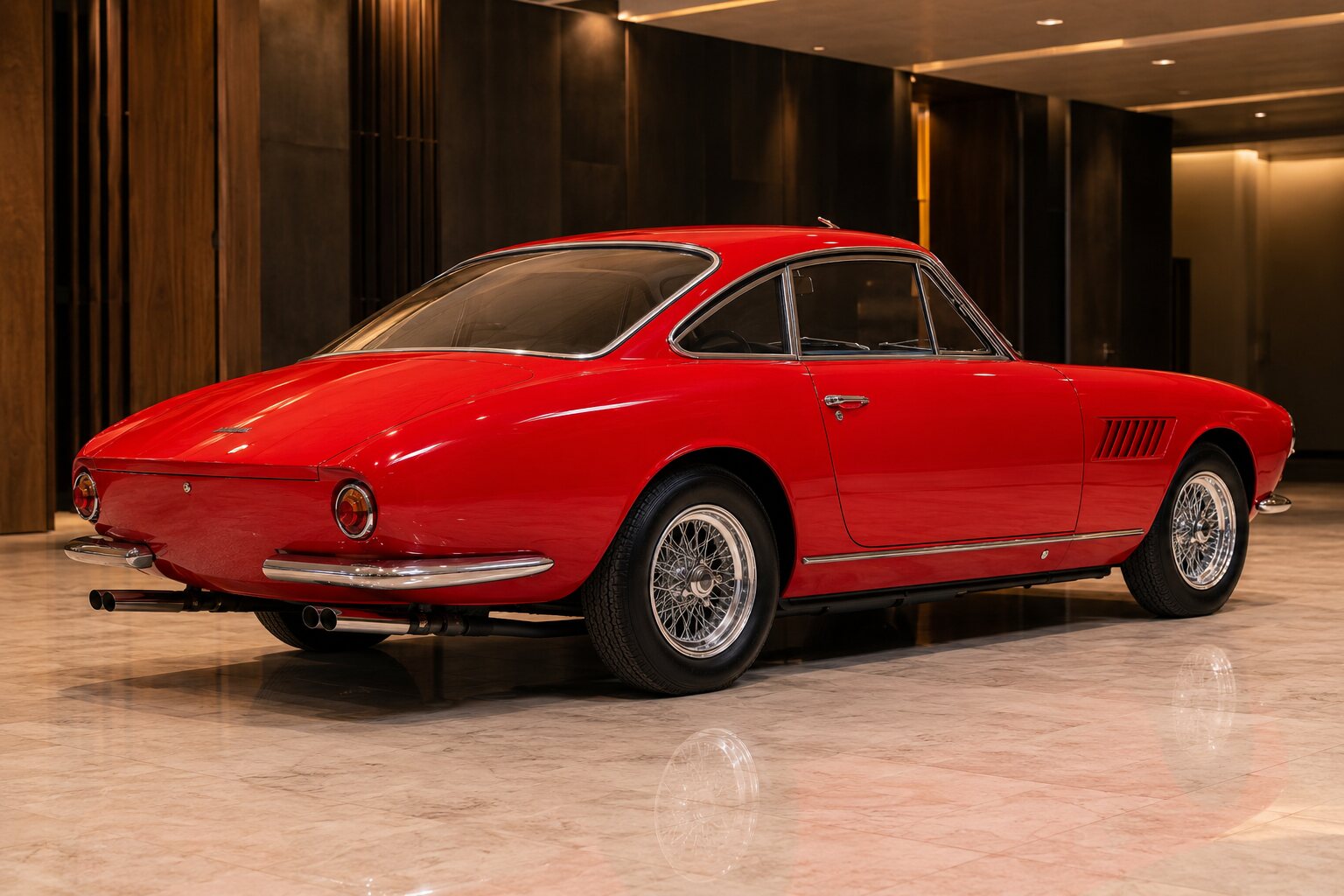 Ferrari 400 Superamerica Series I rear three-quarter view