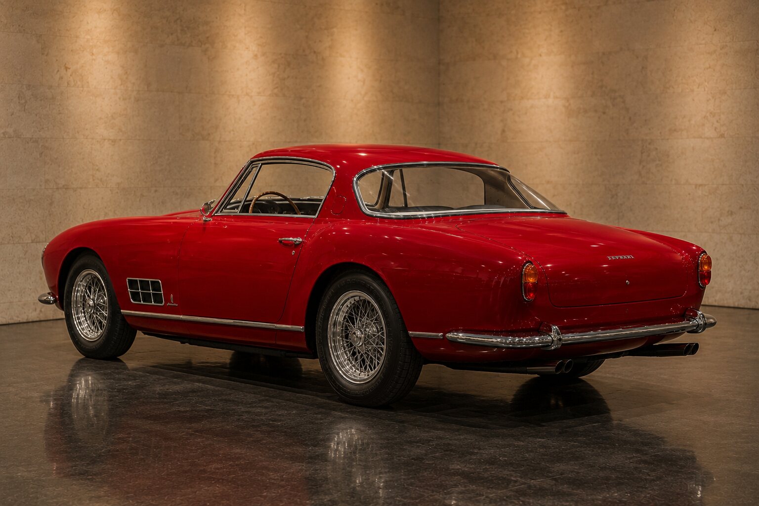Ferrari 410 Superamerica Series I rear three-quarter view