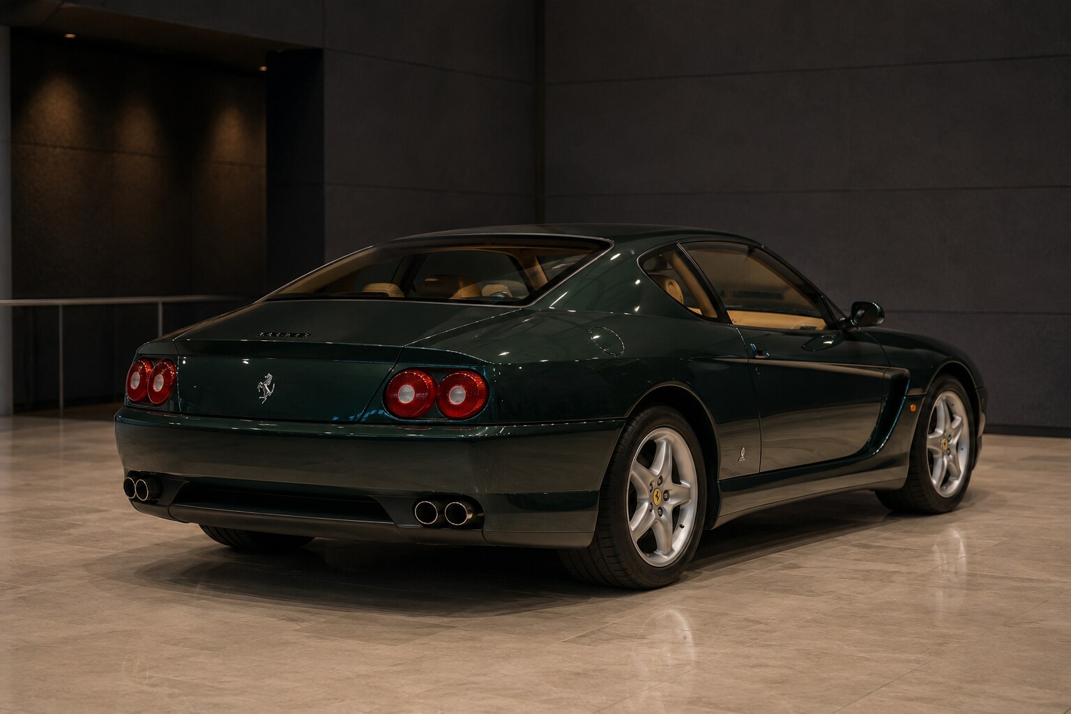 Ferrari 456 GTA rear three-quarter view