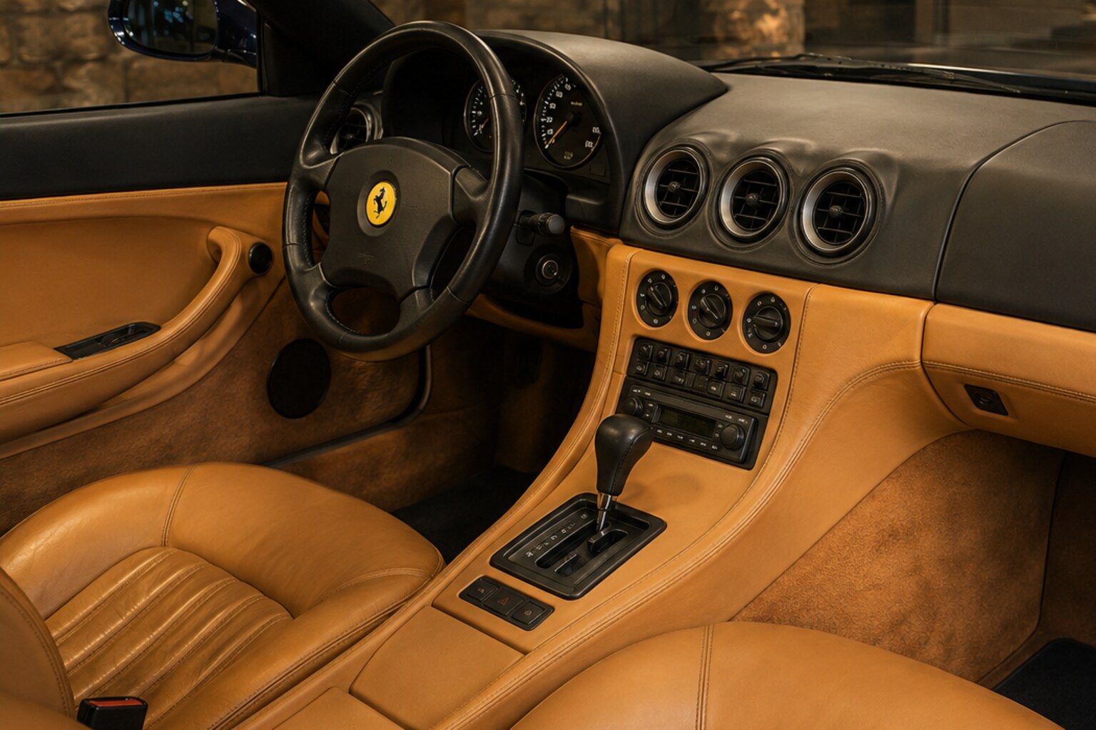 Ferrari 456M GTA interior view