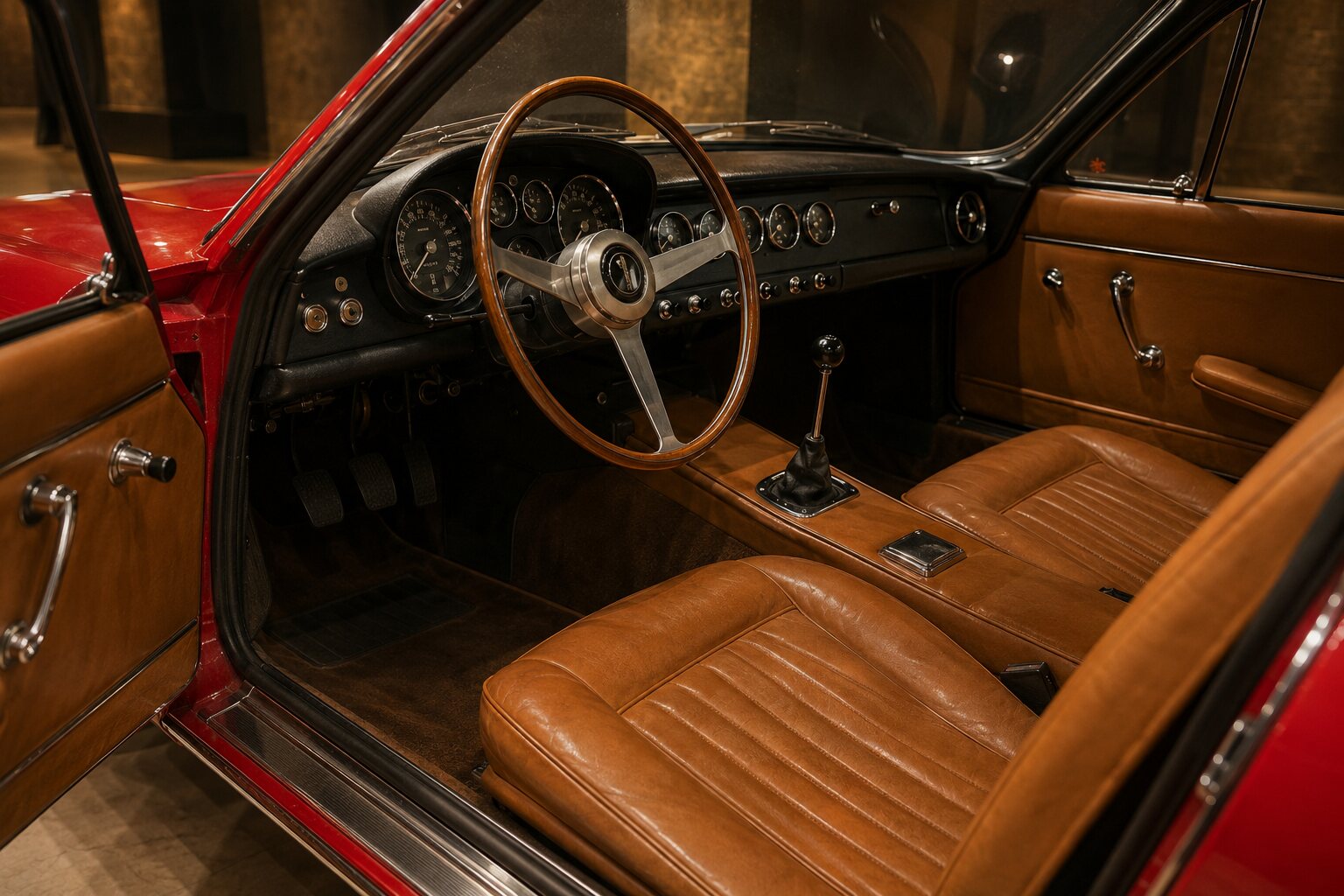 Ferrari 500 Superfast interior view