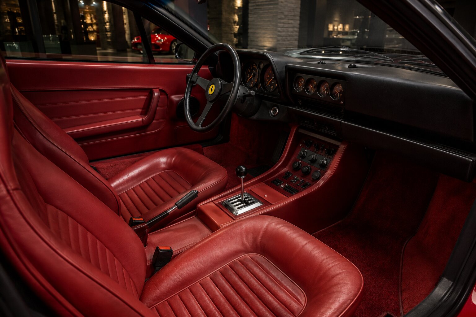 Ferrari 512 BB interior view