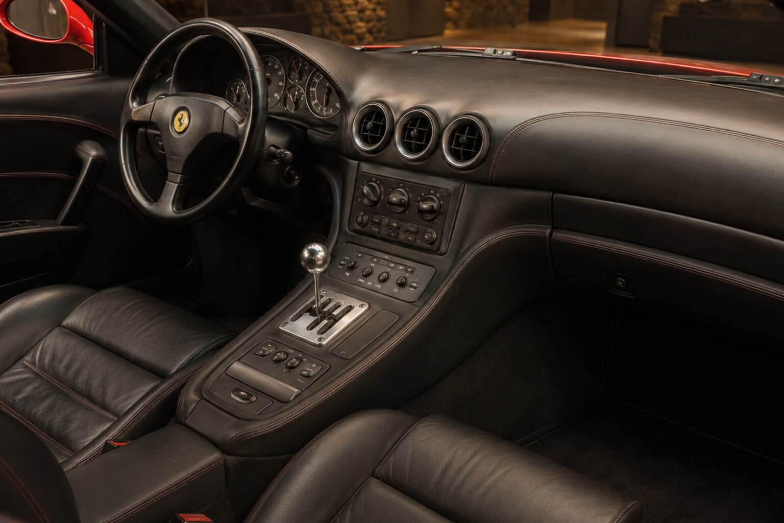 Ferrari 550 Maranello interior view