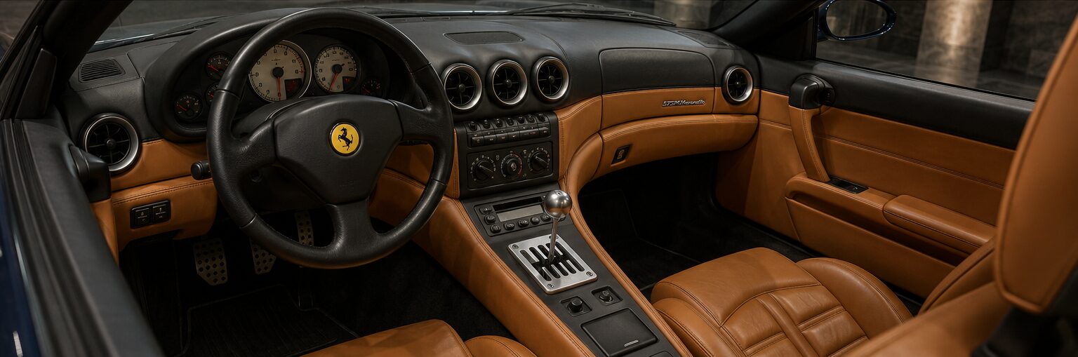 Ferrari 575M Maranello interior view