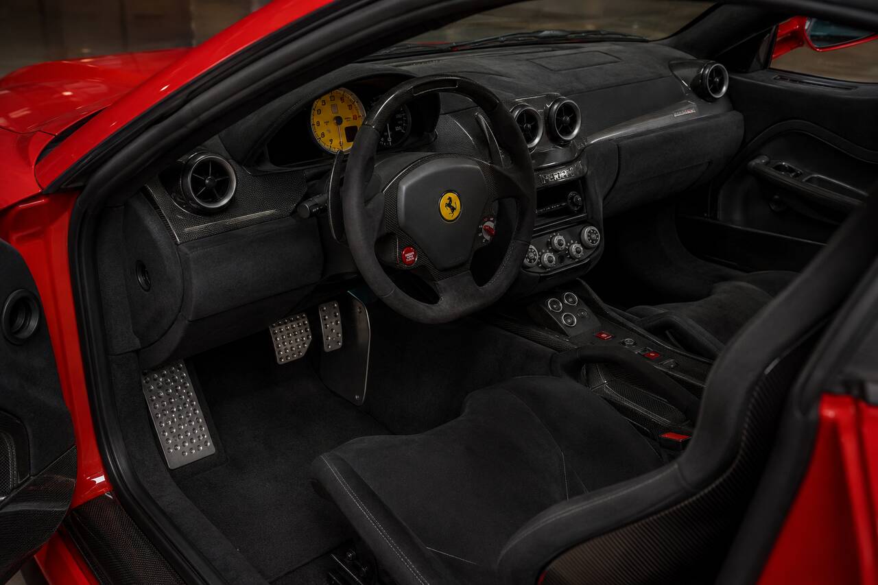 Ferrari 599 GTO interior view