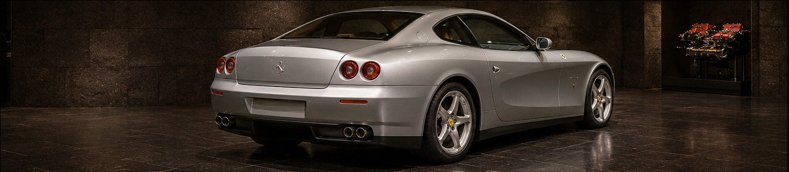 Ferrari 612 Scaglietti rear three-quarter view