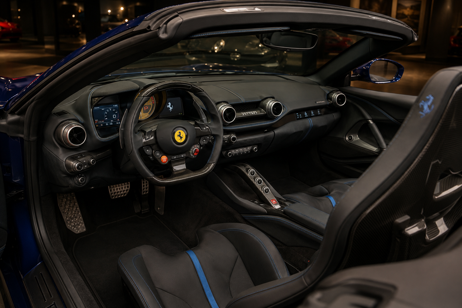Ferrari 812 GTS interior view