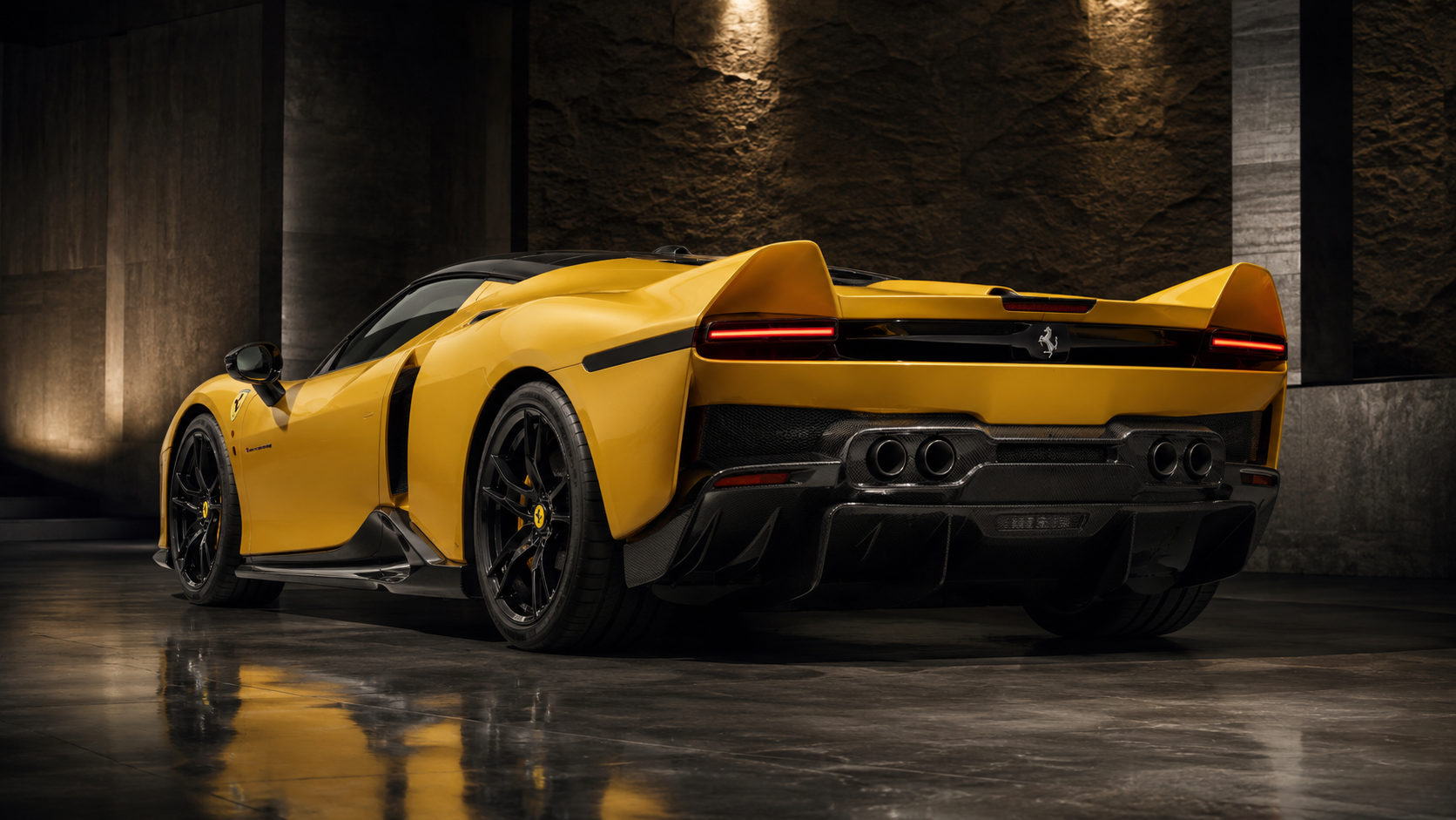 Ferrari 849 Testarossa rear three-quarter view