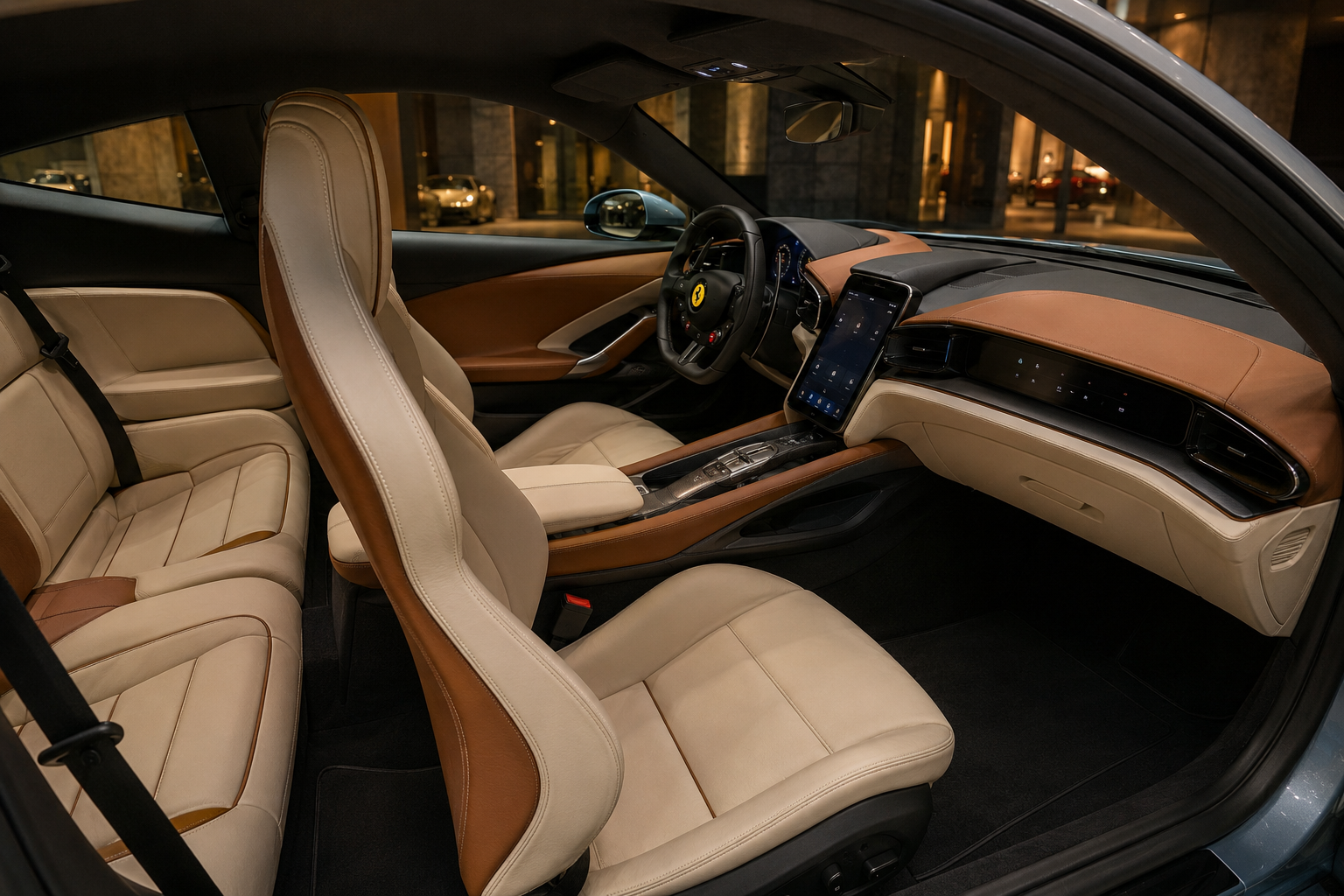 Ferrari Amalfi interior view