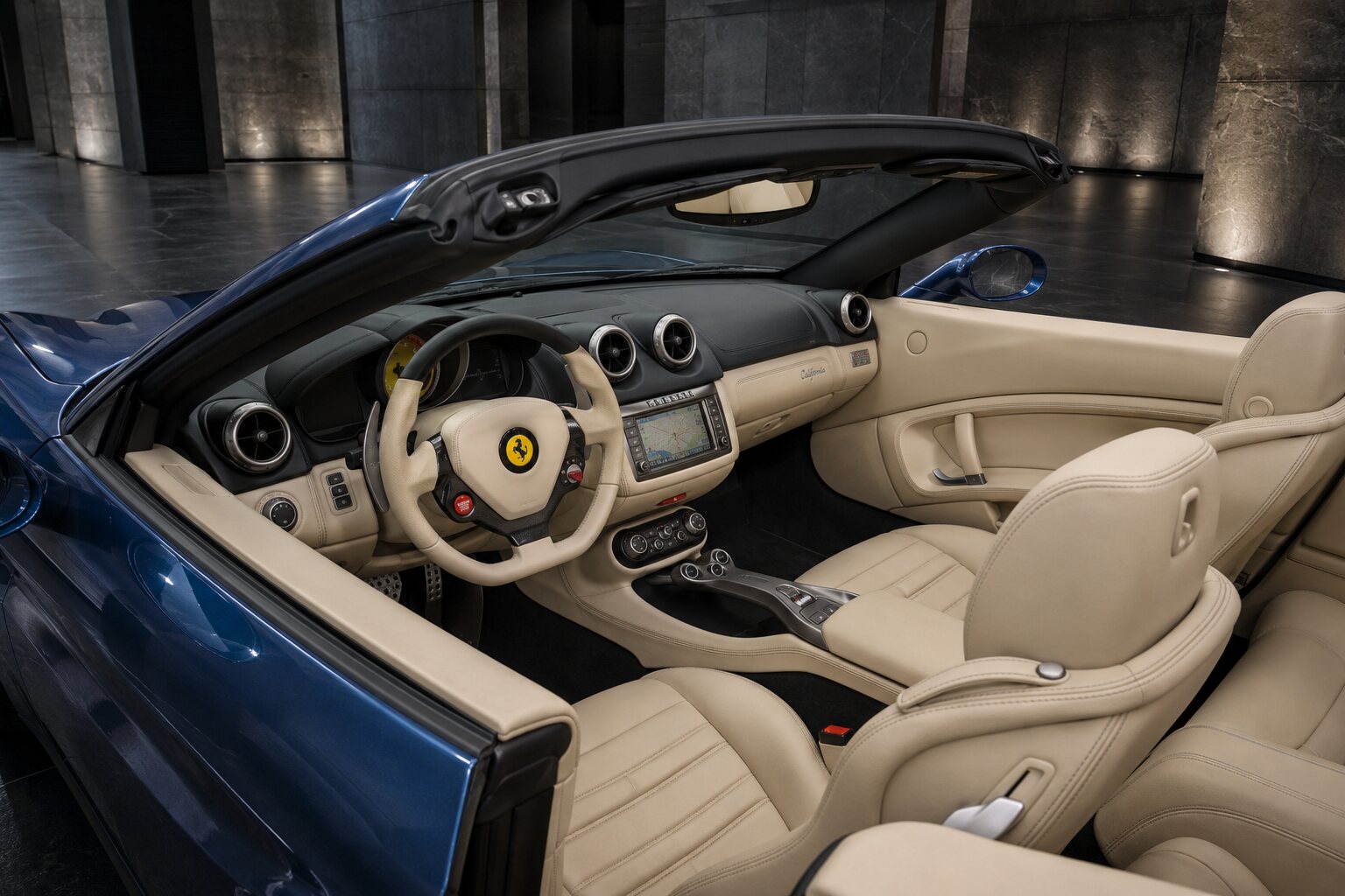 Ferrari California 30 interior view
