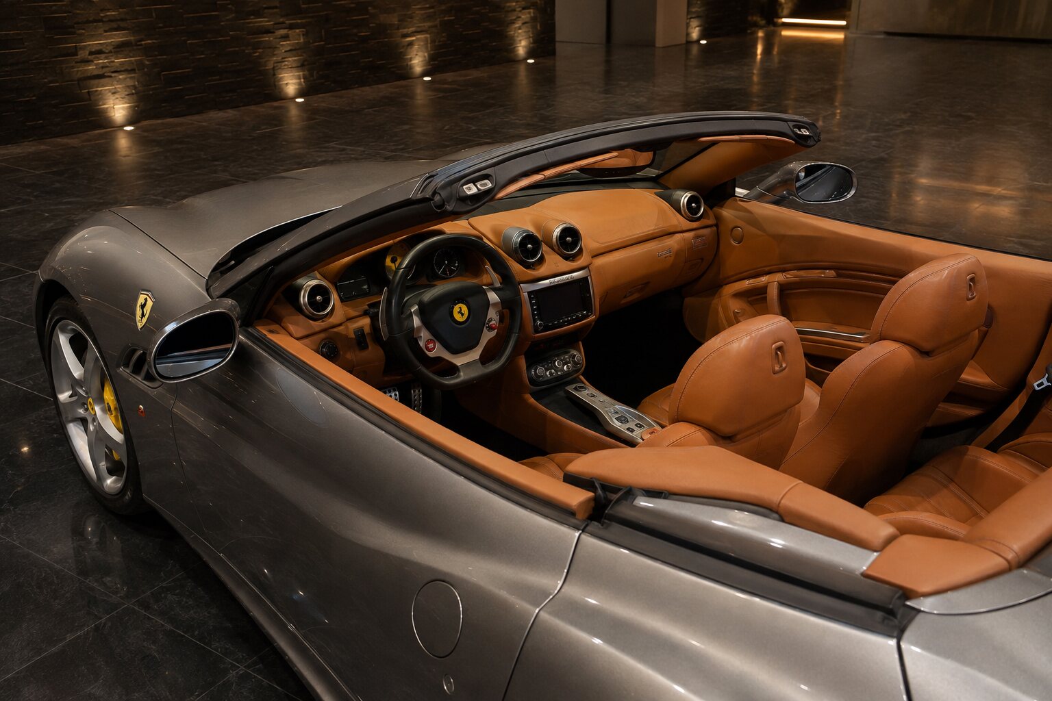 Ferrari California interior view