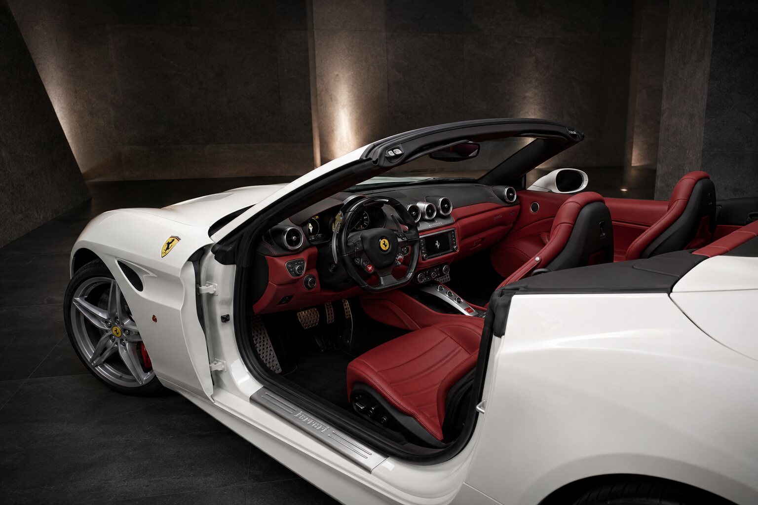 Ferrari California T interior view