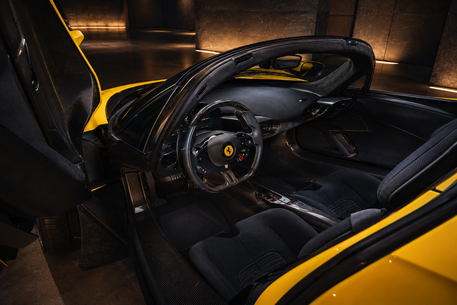 Ferrari Daytona SP3 interior view