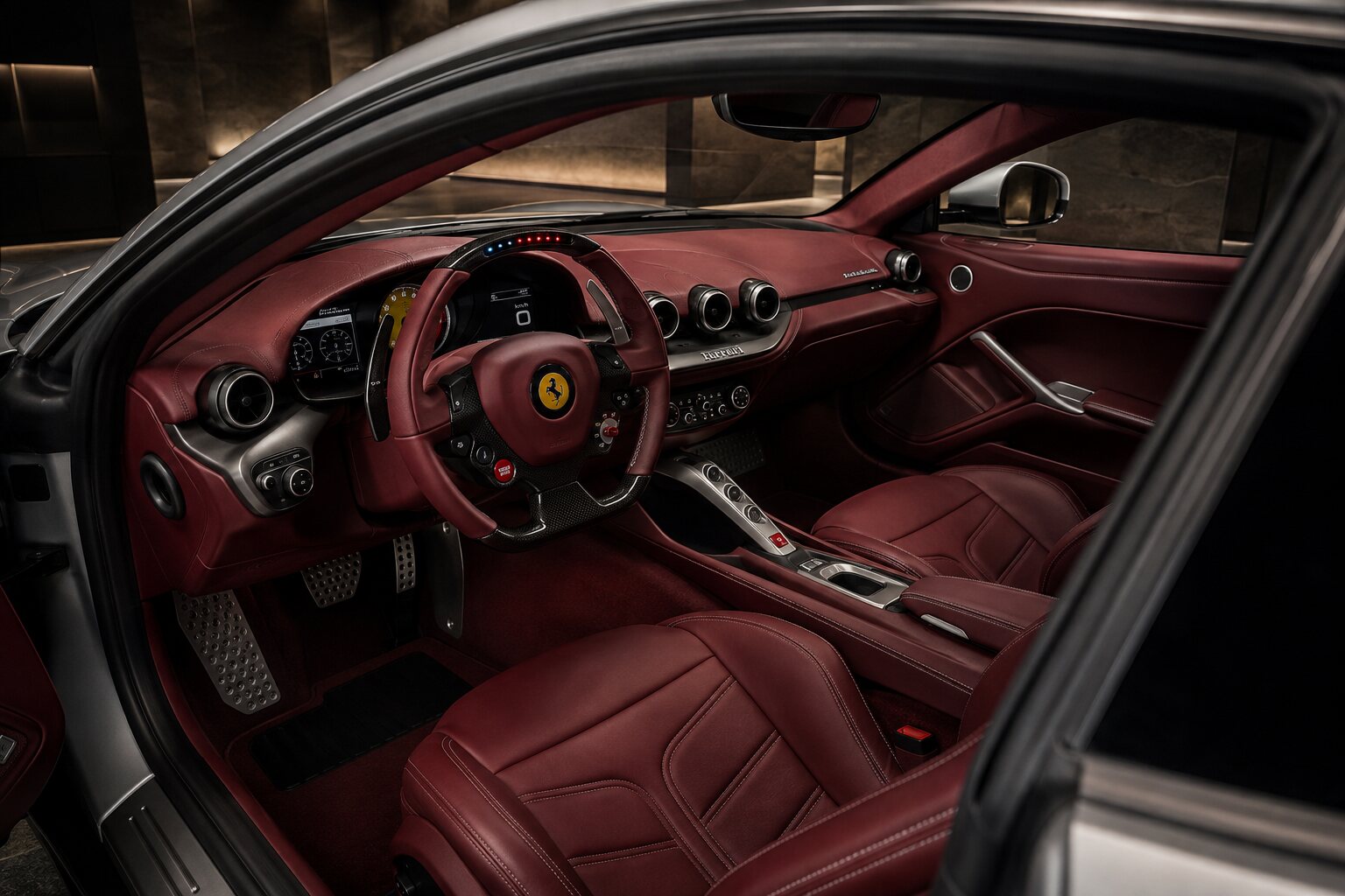 Ferrari F12berlinetta interior view