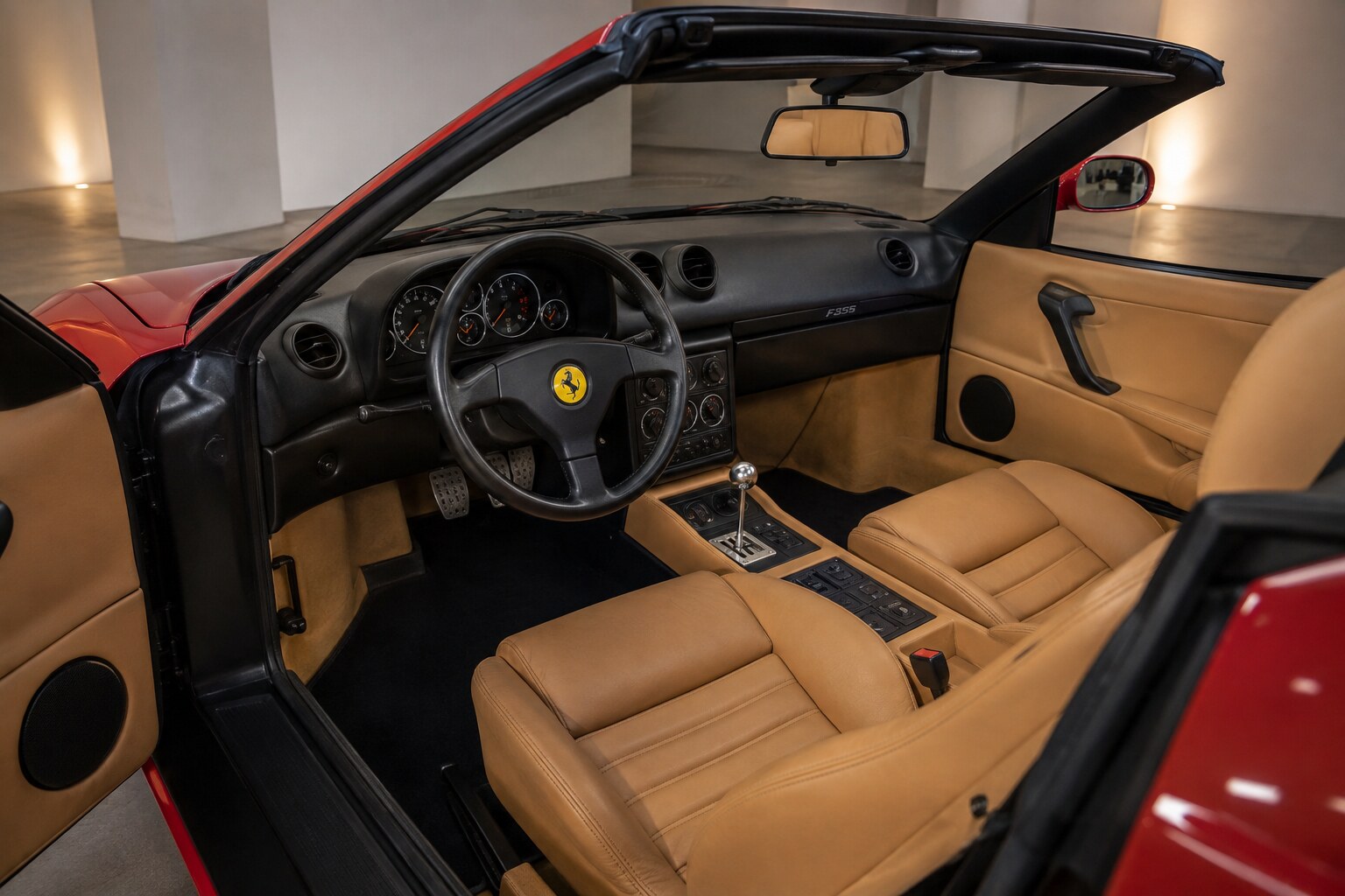 Ferrari F355 GTS interior view