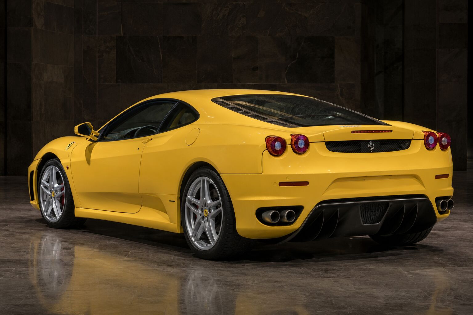 Ferrari F430 rear three-quarter view