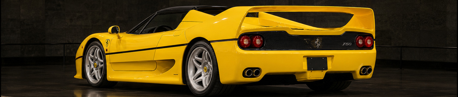 Ferrari F50 rear three-quarter view
