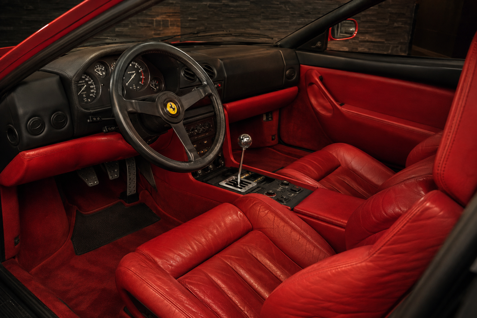 Ferrari F512 M interior view