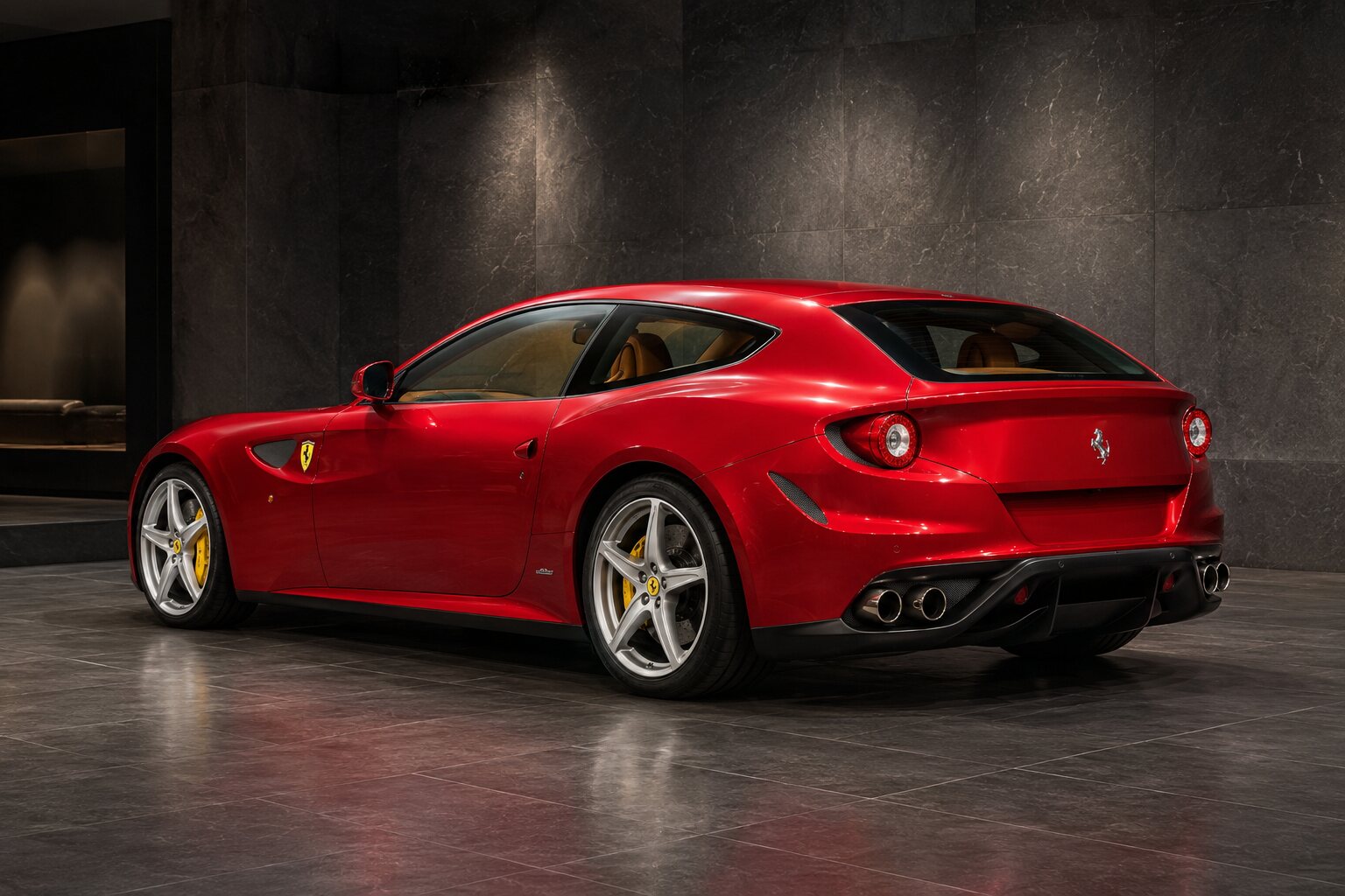 Ferrari FF rear three-quarter view