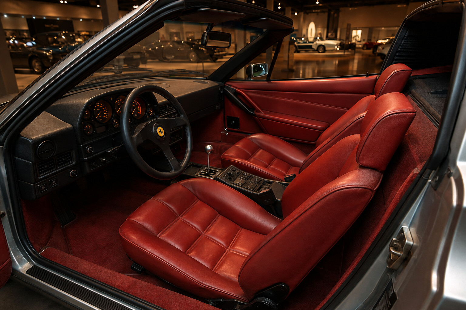 Ferrari GTS Turbo interior view