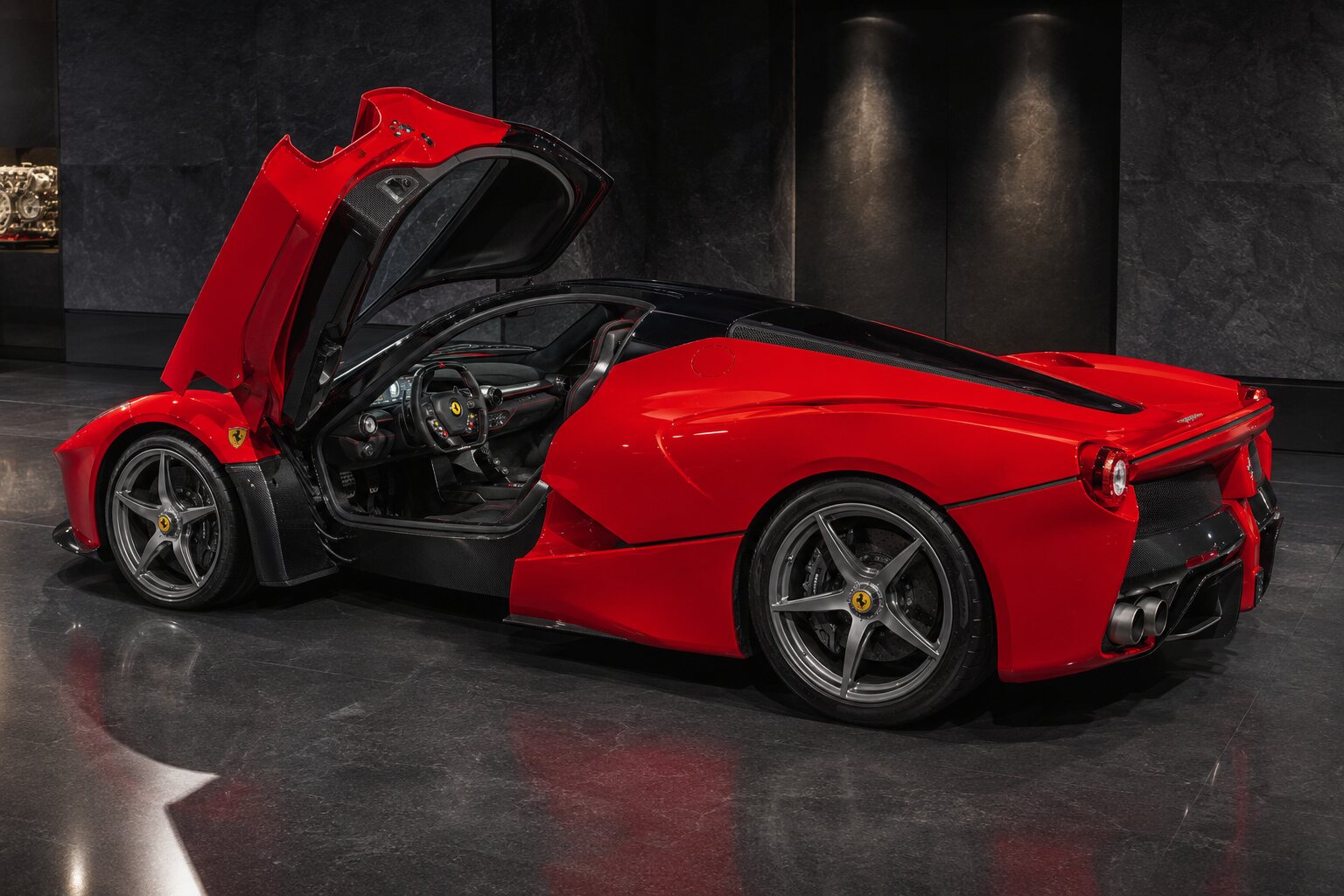 LaFerrari interior view