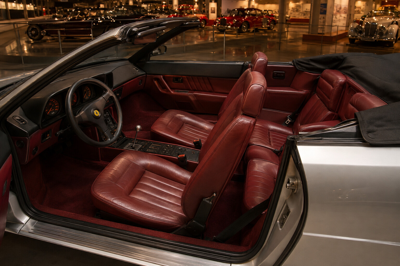 Ferrari Mondial 3.2 Cabriolet interior view