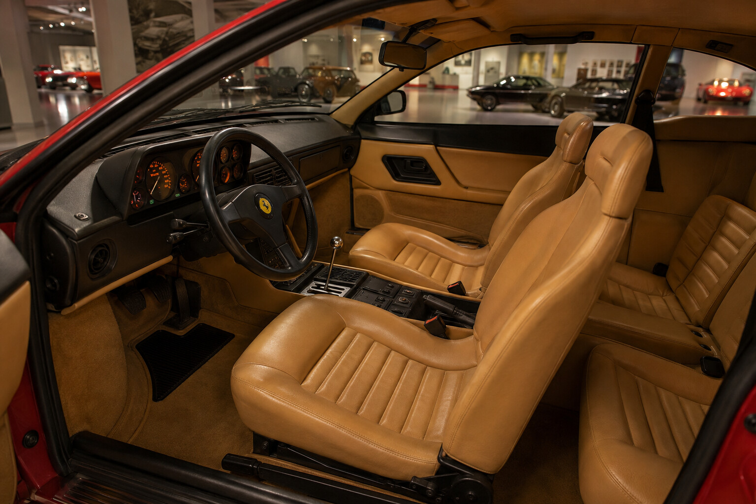 Ferrari Mondial Quattrovalvole interior view
