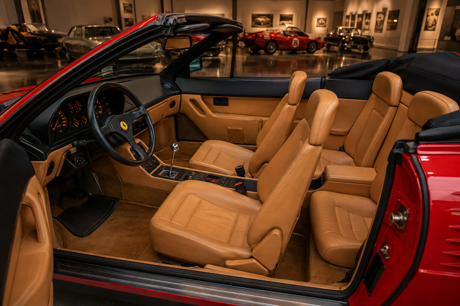 Ferrari Mondial t Cabriolet interior view