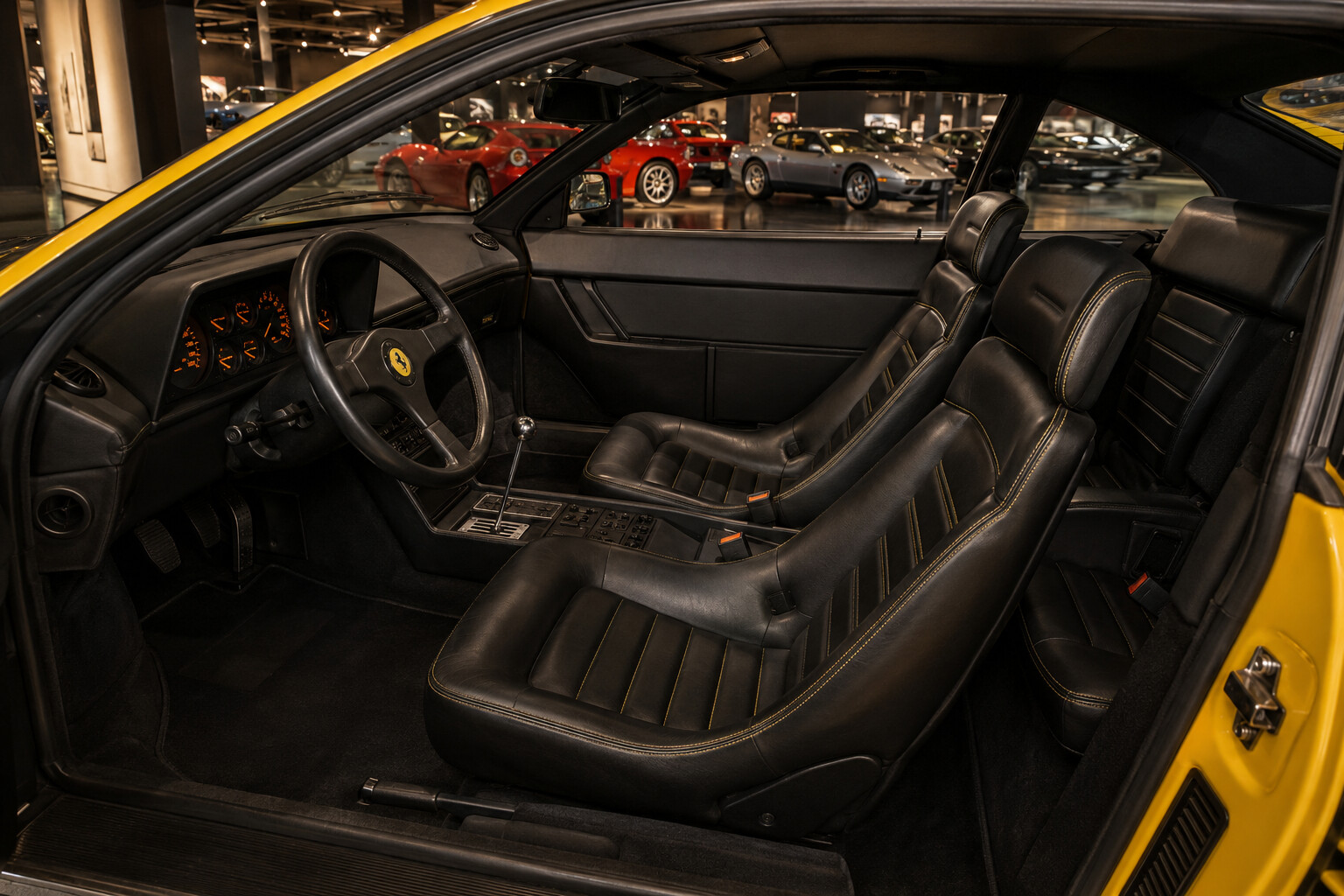 Ferrari Mondial t interior view