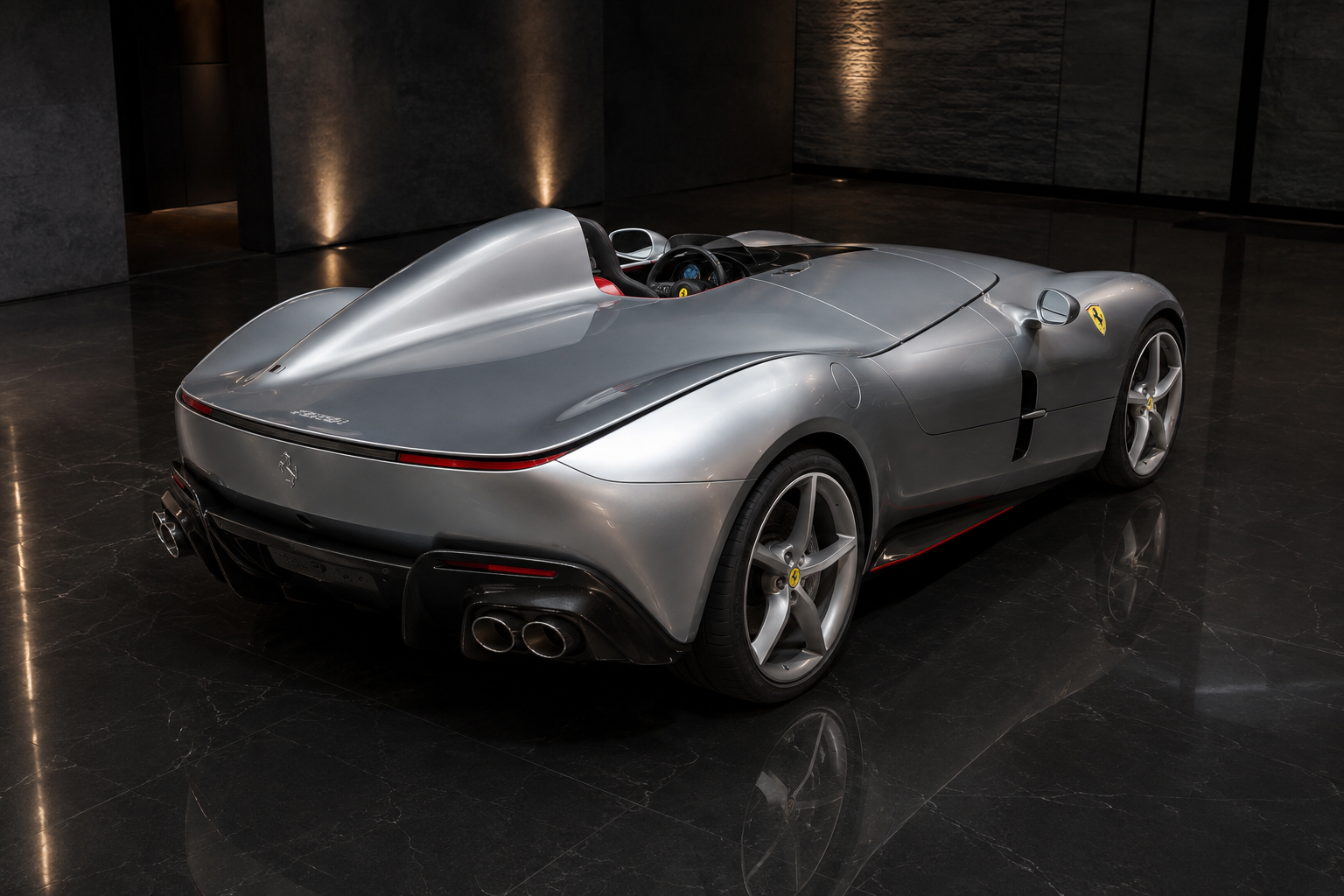 Ferrari Monza SP1 rear three-quarter view