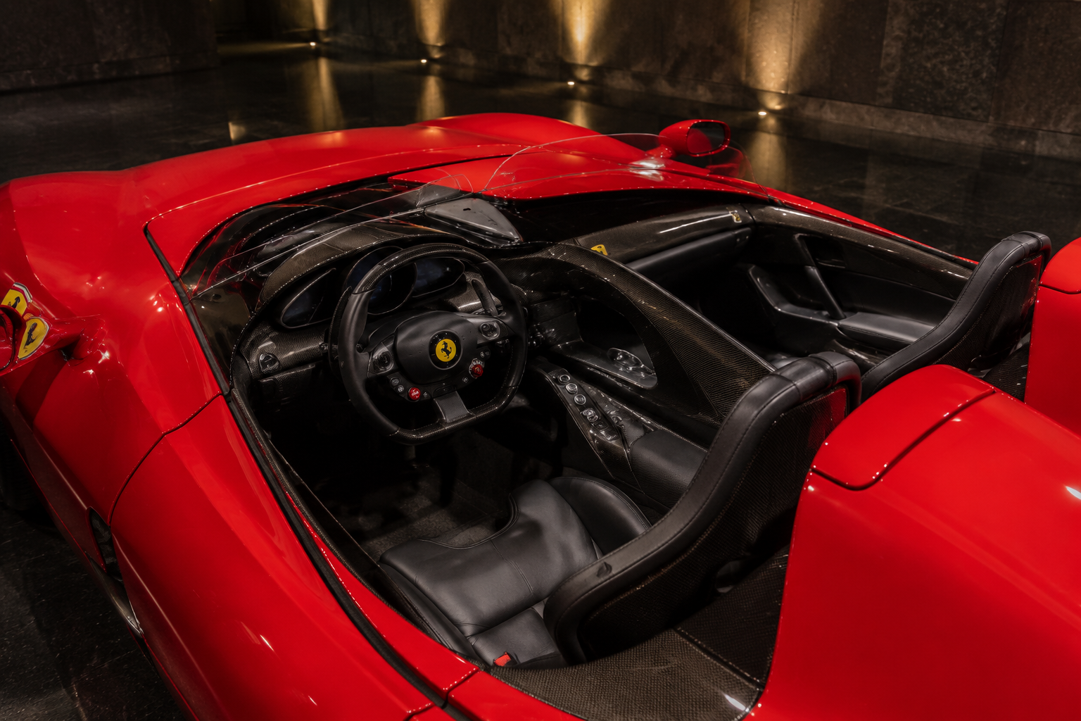 Ferrari Monza SP2 interior view